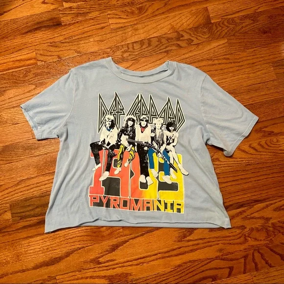 The Vinyl Icons Tops The Vinyl Icons Def Leppard 983 Pyromania